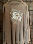 Sweatshirt - 1/4 zip pullover Size 2XL only Brown