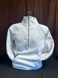 Ladies Half zip pullover sweatshirt