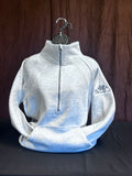 Ladies Half zip pullover sweatshirt