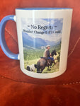 No Regrets glass Mug