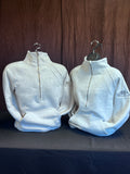 Ladies Half zip pullover sweatshirt