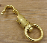 Open brass twist lock clip