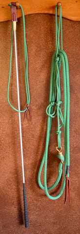 Horseman's stick and string and halter set 